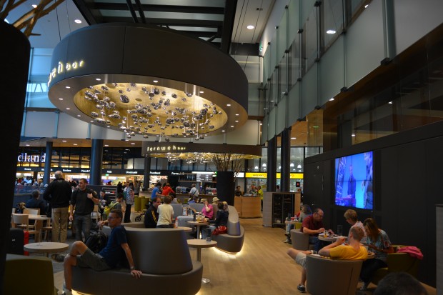 Zurich airport cafe