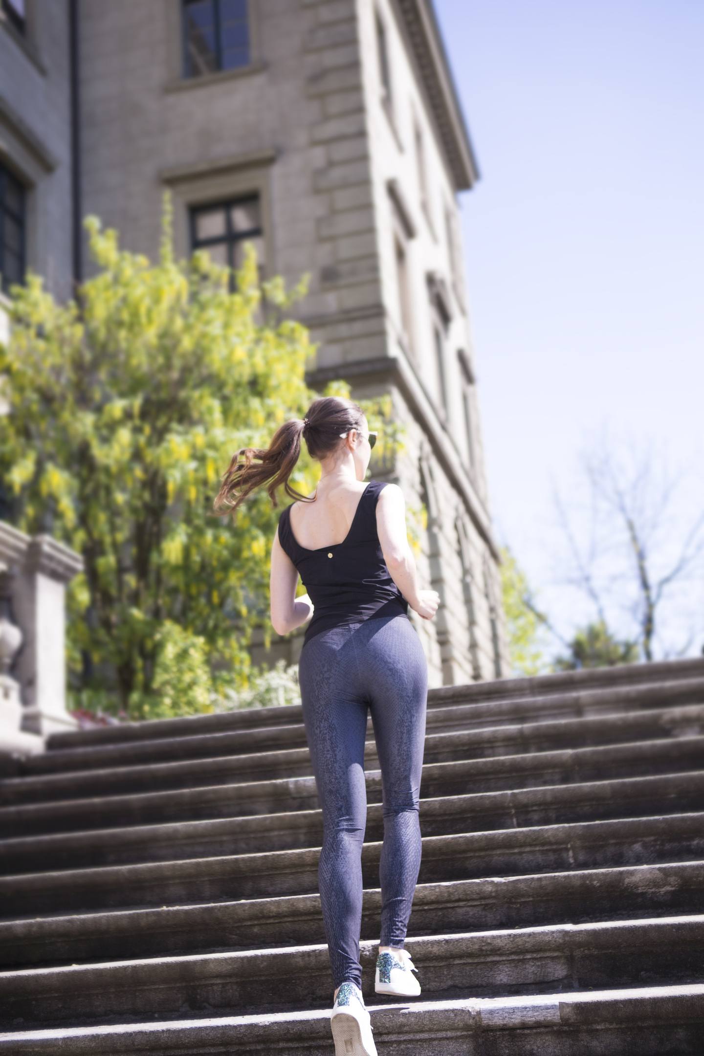 Serpentine Pants and Silken Black Cut Tank 